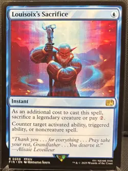 MTG Final Fantasy Louisoix's Sacrifice (Rare) - Image 1