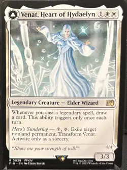 MTG Final Fantasy Venat, Heart of Hydaelyn/Hydaelyn, the Mothercrystal (Rare) - Image 1