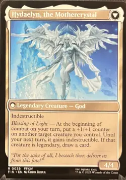 MTG Final Fantasy Venat, Heart of Hydaelyn/Hydaelyn, the Mothercrystal (Rare) - Image 2
