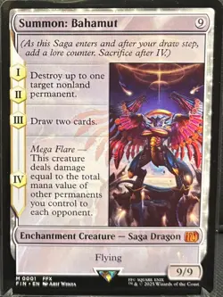 MTG Final Fantasy Summon: Bahamut (Mythic) - Image 1