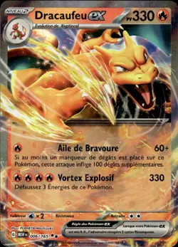 Carte Pokemon Dracaufeu EX 006/165 MEW EV3.5 Ecarlate Violet Pokemon 151 FR NEUF - Image 1