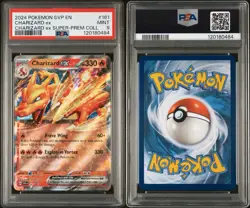 PSA 9 MINT 2024 Pokemon Charizard ex SVP161 Super Premium Collection Promo - Image 3