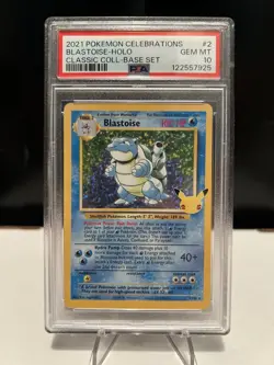 ALL PSA 10 Pokemon Charizard Blastoise Venusaur Celebrations SEQUENTIAL SET - Image 2