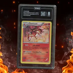 Pokemon Legendary Treasures CHARIZARD 19/113 Holographic TAG 8 - Image 1