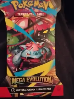 Pokemon Mega Evolution Sleeved Booster Pack Random Art - Image 1