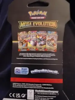 Pokemon Mega Evolution Sleeved Booster Pack Random Art - Image 2