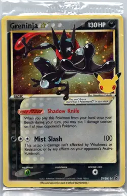 Pokemon TCG Greninja SWSH144/307 SWSH Black Star Promos Factory Sealed - Image 1