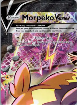 Pokemon TCG Morpeko V-UNION SWSH287/307 SWSH Black Star Promos NM - Image 1