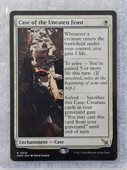 MTG Case of the Uneaten Feast #10 Murders at Karlov Manor Magic Card Rare NM - Image 4