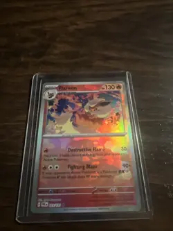 Pokemon TCG Flareon Master Ball Reverse Holo Card 013/131 Prismatic Evolutions - Image 2