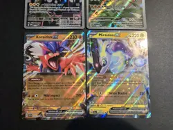 Pokemon Miraidon & Koraidon Lot of 4 - NM - Scarlet & Violet EX/AR Cards - Image 2