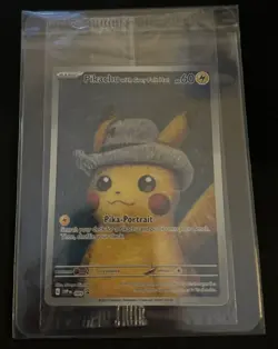 Pokemon x Van Gogh: Pikachu with Grey Felt Hat SVP 085 Promo Card - Sealed - Image 1