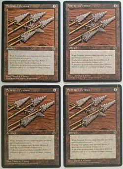 4x Serrated Arrows | Homelands | MTG | Magic The Gathering - Image 1