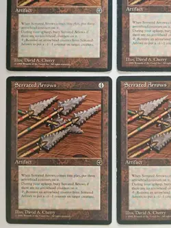 4x Serrated Arrows | Homelands | MTG | Magic The Gathering - Image 4