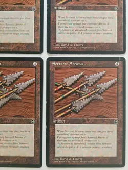 4x Serrated Arrows | Homelands | MTG | Magic The Gathering - Image 5