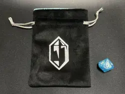 Final Fantasy Mtg Promo Dice w/ FF Felt Bag & D10 Pre-Release Japan - Image 3
