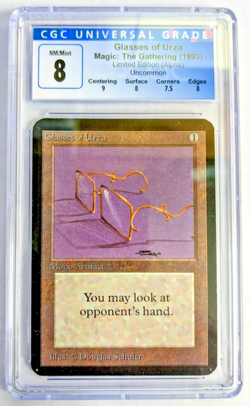MTG ALPHA 1993 Glasses of Urza CGC GRADE 8 - Image 1