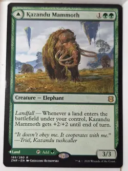 Kazandu Mammoth - Zendikar Rising - Magic the Gathering MTG Nice! - Image 1