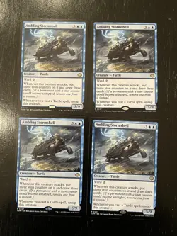 Ambling Stormshell X4X NM/M Tarkir: Dragonstorm TDM Magic MTG - Image 1
