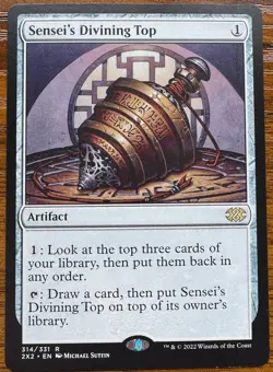 Sensei's Divining Top #314 · Double Masters · Non-foil · Rare - Image 1