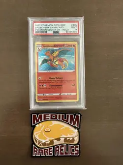 Pokemon 2022 Special Delivery Charizard SWSH075 Pokemon Center UK Holo PSA 9 - Image 1