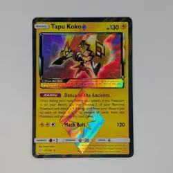 Tapu Koko 51/181 Prism Star Sun & Moon Team Up Holo Rare NM Pokemon TCG - Image 1