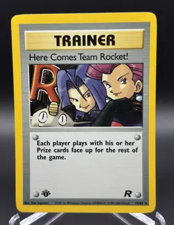 Here Comes Team Rocket! 1st Edition 15/82 Pokemon Team Rocket 2000 Holo Rare - Image 1