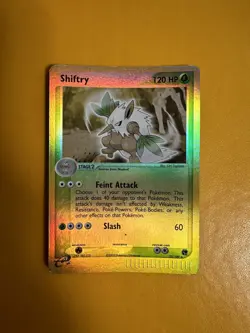 Shiftry Holo Rare Pokemon E Reader Vintage Sandstorm Ex 22/100 NM 2003 - Image 1