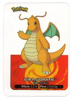 DRAGONITE #149 LAMINCARD COLECCION POKEMON LAMINCARDS 2005 EDIBAS (USADA) - Image 1
