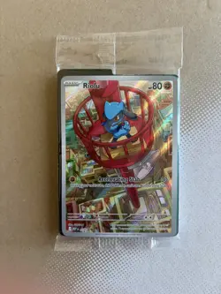 Riolu 010 Black Star Promo Full Art - Pokemon Mega Evolutions ETB Promo - Sealed - Image 1