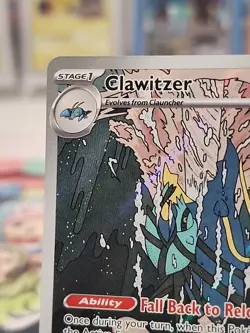 Clawitzer Illustration Rare Holo #141/132 Pokemon Mega Evolution English - Image 2