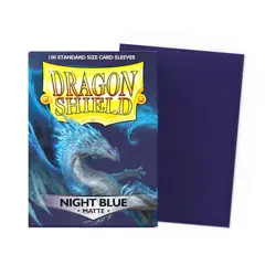 Dragon Shield Matte 100 Sleeves - Bustine Protettive NIGHT BLUE Magic Pokemon - Image 1