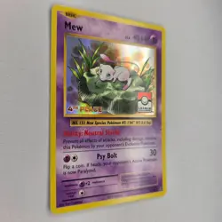 HOLO 4TH PLACE LEAGUE PROMO MEW 53/108 EVOLUTIONS LP POKEMON - Image 3