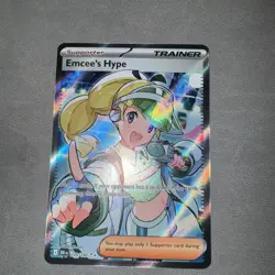 2025 Pokemon Emcee’s Hype SV Destined Rivals Ultra Rare #220/182 NM - Image 2