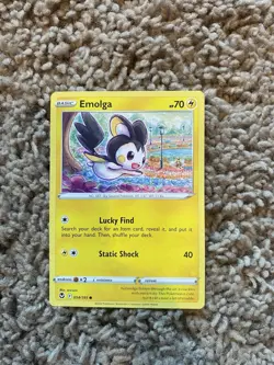 Emolga 54/195 - Silver Tempest - Common - Pokemon Card TCG - Image 1