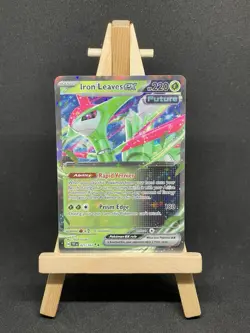 Pokemon TCG Iron Leaves EX 025/162 SV05 Temporal Forces Holo Card - Image 1