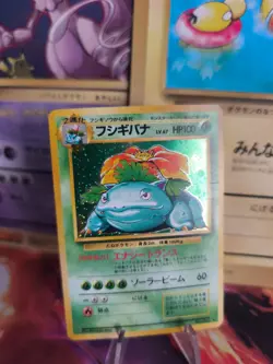 Pokemon Karte Card Bisaflor Venusaur Expansion Base Set Holo Wotc japanese NM+ - Image 1