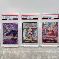 PSA10 Story 3 Set Sequential Nefertari Vivi Parallel One Piece Card Japanese - Image 1