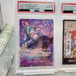 PSA10 Story 3 Set Sequential Nefertari Vivi Parallel One Piece Card Japanese - Image 2