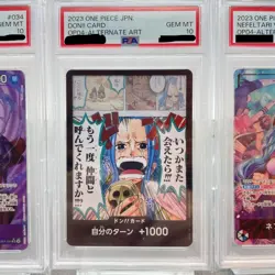 PSA10 Story 3 Set Sequential Nefertari Vivi Parallel One Piece Card Japanese - Image 3