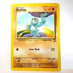 Machop 78/130 Base Set 2 Regular Vintage 2000 Pokemon Card - Image 1