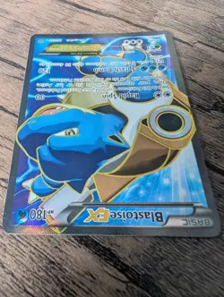 Blastoise EX (142 Full Art) 142/146 XY Holo Pokemon card - Very good condition - Image 2