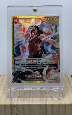 One Piece Card Game Monkey.D.Luffy EB 02-061 SEC PRB-02 THE BEST vol.2 English - Image 1