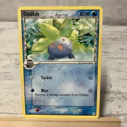 Oddish Delta Species 73/110 2006 EX Holon Phantoms Pokemon Card Nintendo - Nm - Image 1