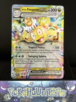 Pokemon Card Alolan Exeggutor ex 133/191 Double Rare Surging Sparks Near Mint - Image 1