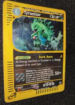 Pokemon Card-Tyranitar-29/165-Expedition- Holo-ENG-LP - Image 4