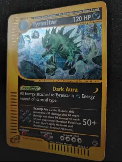 Pokemon Card-Tyranitar-29/165-Expedition- Holo-ENG-LP - Image 5
