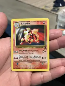 Pokemon TCG Arcanine Black Star Promo Card 6 Light Play Condition - Image 1