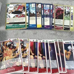One Piece Card Game 232 Card Bulk Lot Character Common Uncommon Cards NM - Image 4