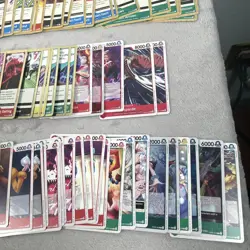 One Piece Card Game 232 Card Bulk Lot Character Common Uncommon Cards NM - Image 5